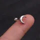 New Design Cz Curved Bar Cartilage Earring Conch Piercing Helix Stud Ear Piercing Jewelry