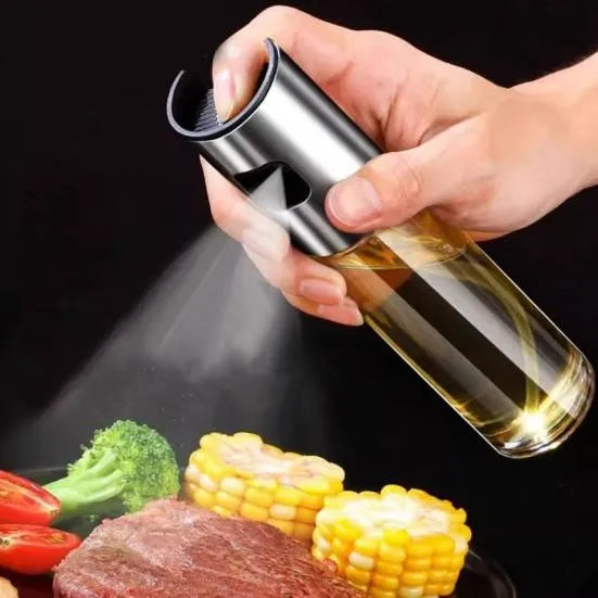 Glass Oil Spray Bottle Pump for Oil-Control Kitchen Olive Oil-Sprayer