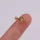 New Design Cz Curved Bar Cartilage Earring Conch Piercing Helix Stud Ear Piercing Jewelry
