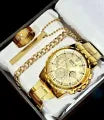 Business Steel Straps Round Dial Wrist Watches