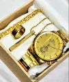 Business Steel Straps Round Dial Wrist Watches