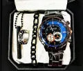 Pack Of 4 /Only Watch Top Fashion Men's Business Watch Deal
