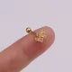 New Design Cz Curved Bar Cartilage Earring Conch Piercing Helix Stud Ear Piercing Jewelry