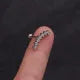 New Design Cz Curved Bar Cartilage Earring Conch Piercing Helix Stud Ear Piercing Jewelry